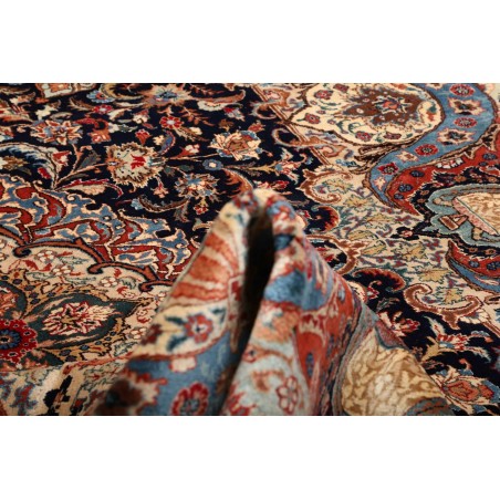 Tappeto Kashamr Zirkhaki Persia marrone blu 294x396