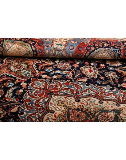 Tappeto Kashamr Zirkhaki Persia marrone blu 294x396