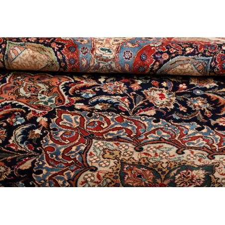 Tappeto Kashamr Zirkhaki Persia marrone blu 294x396