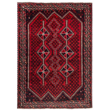 Tappeto Shiraz Persia rosso marrone 210x295