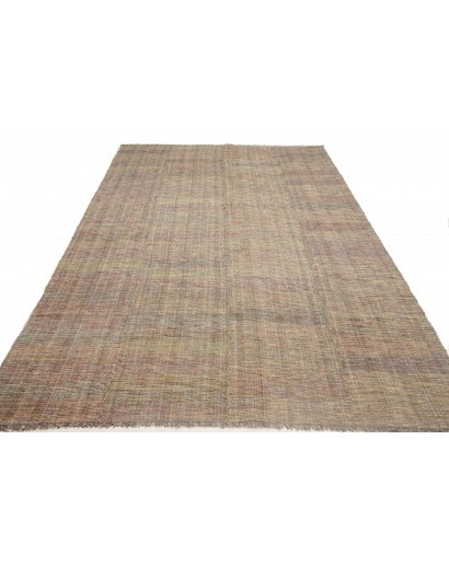 Tappeto Kilim Persia marrone bianco 200x312