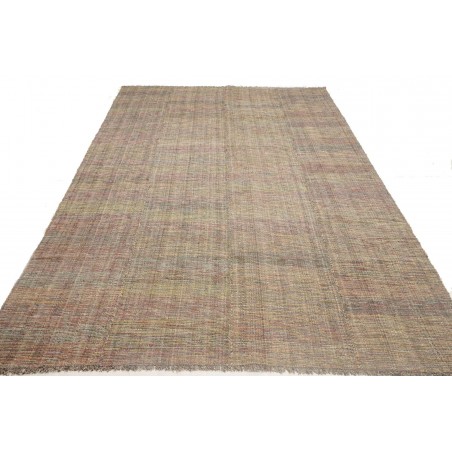 Tappeto Kilim Persia marrone bianco 200x312