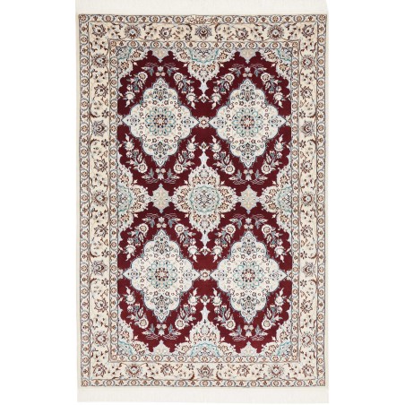 Tappeto Nain 6La Persia bianco grigio 108x165