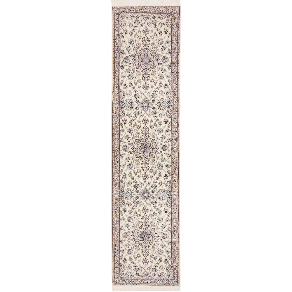 Tappeto Nain 9La Persia bianco 70x300 Tappeto Nain 9La Persia bianco 70x300