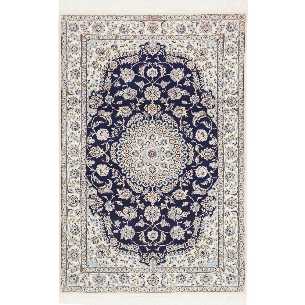 Tappeto Nain 6La Persia grigio 100x151 Tappeto Nain 6La Persia grigio 100x151