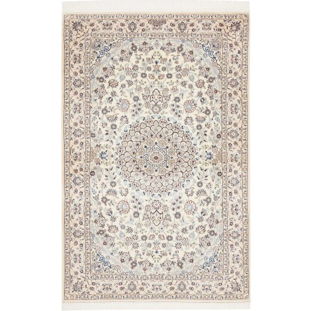 Tappeto Nain 6La Persia bianco grigio 100x156