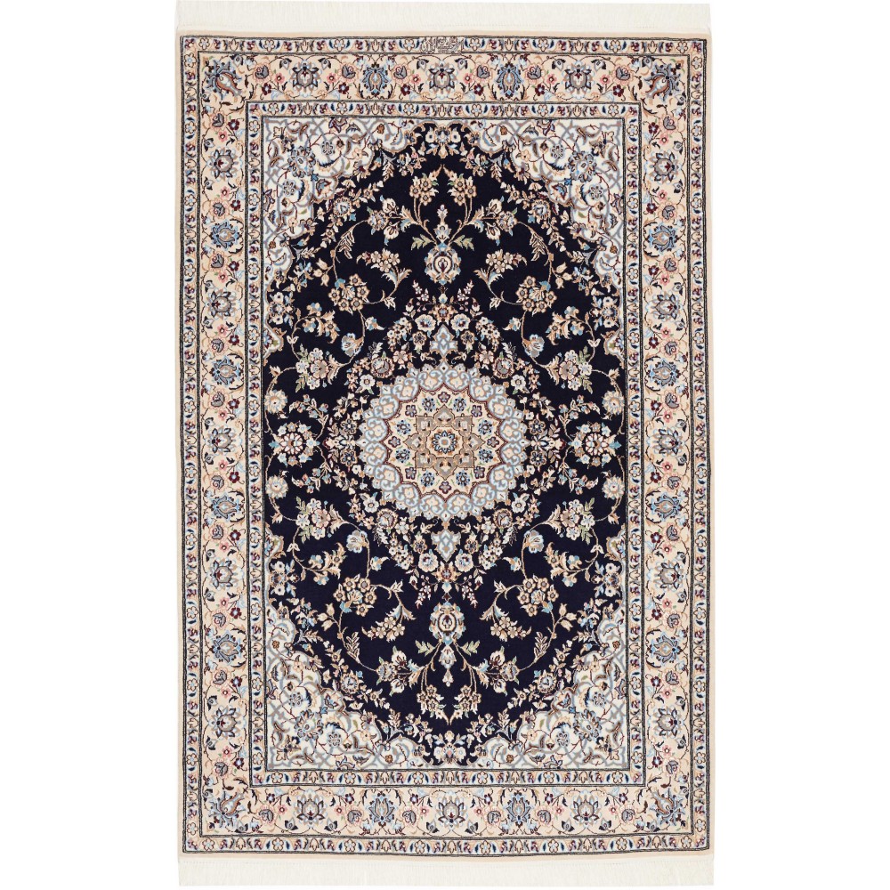 Tappeto Nain 6La Persia blu 102x164