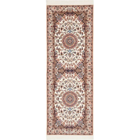 Tappeto Nain 6La Persia bianco grigio 76x218