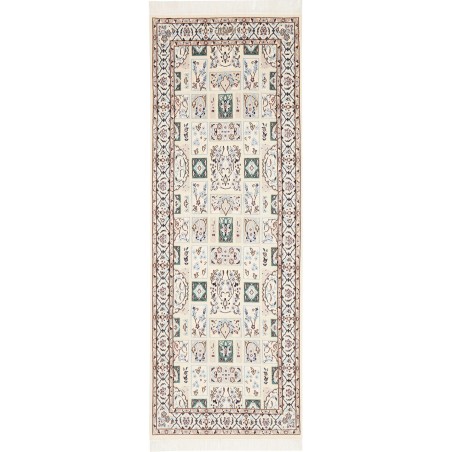 Tappeto Nain 6La Persia bianco grigio 67x190