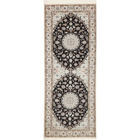 Tappeto Nain 6La Persia beige blu 83x218