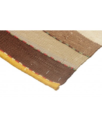 Tappeto Kilim Persia marrone verde 100x103