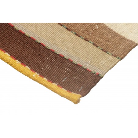 Tappeto Kilim Persia marrone verde 100x103