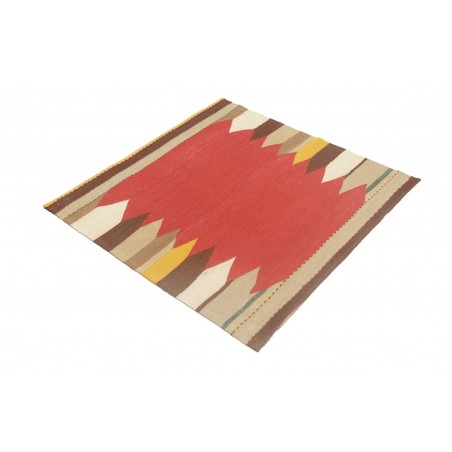 Tappeto Kilim Persia marrone verde 100x103