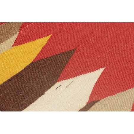 Tappeto Kilim Persia marrone verde 100x103