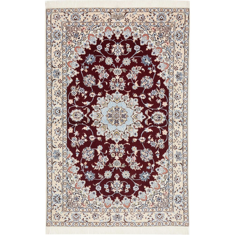 Tappeto Nain 6La Persia marrone 105x165 Tappeto Nain 6La Persia marrone 105x165