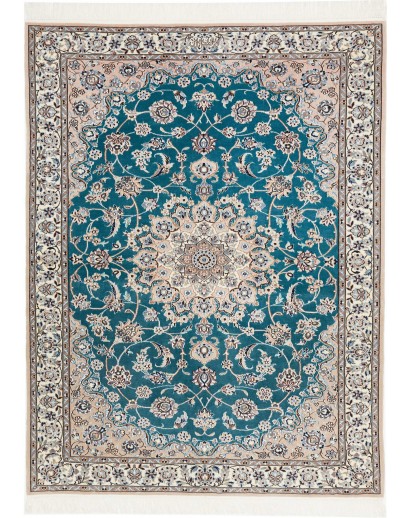 Tappeto Nain 6La Persia beige grigio 109x145