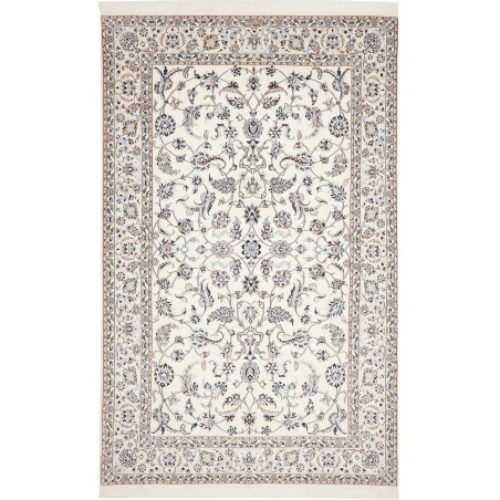 Tappeto Nain 6La Persia bianco grigio 160x255