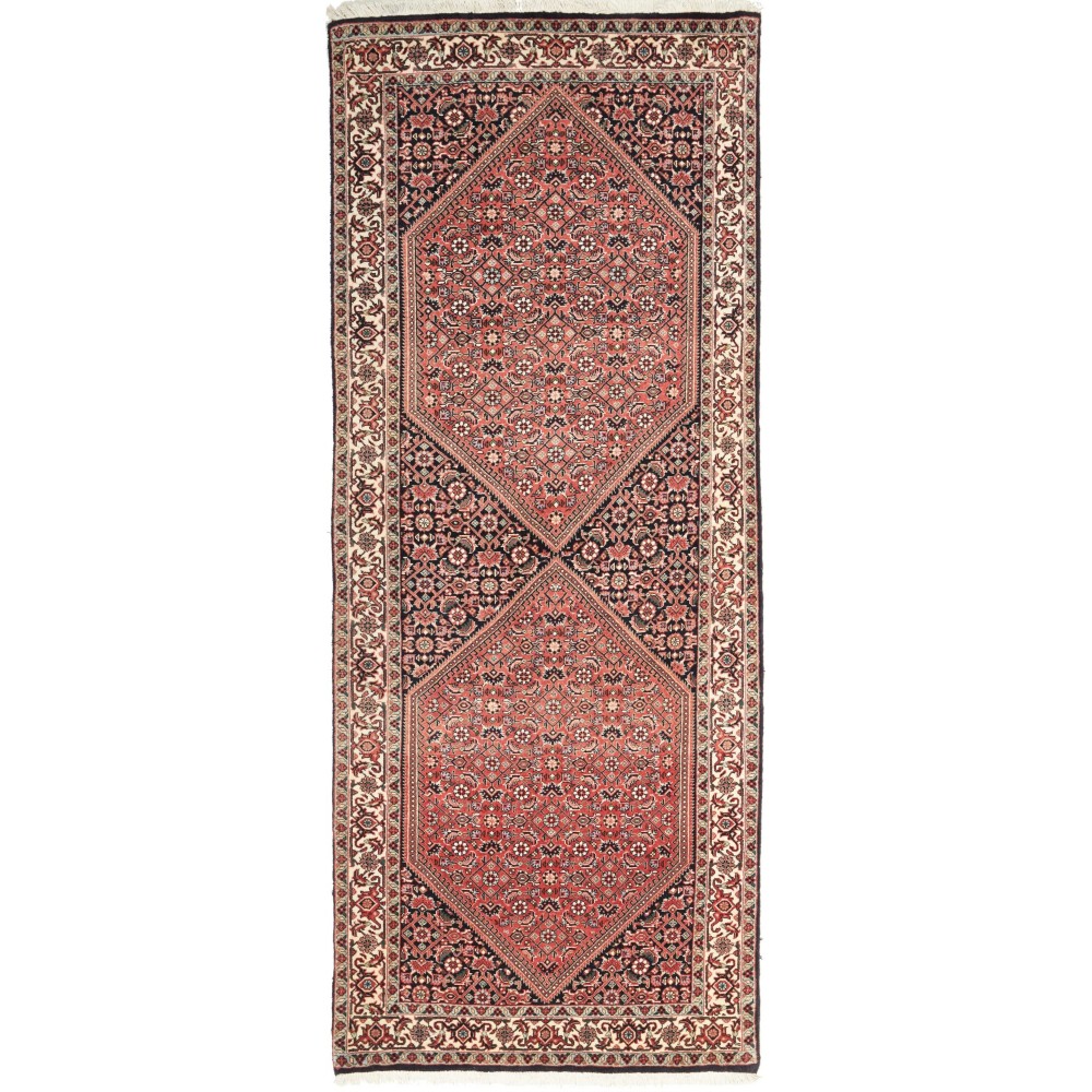 Tappeto Bidjar Persia rosso grigio 80x196 Tappeto Bidjar Persia rosso grigio 80x196