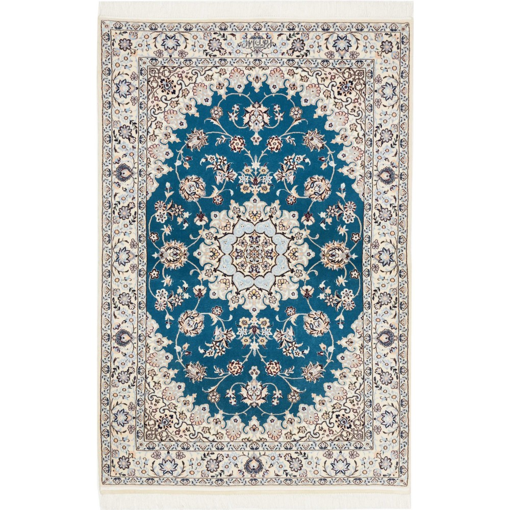 Tappeto Nain 6La Persia grigio 110x164 Tappeto Nain 6La Persia grigio 110x164