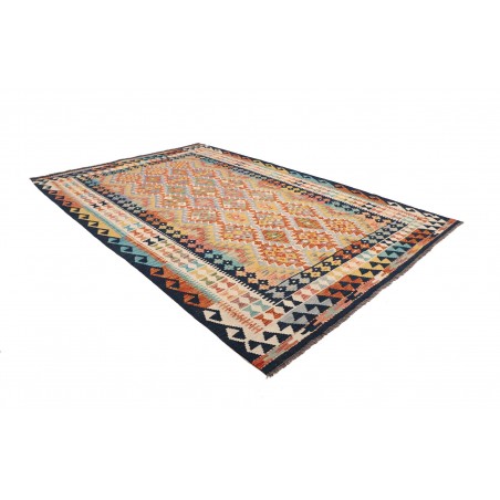 Tappeto Kilim Afghanistan marrone grigio 171x253