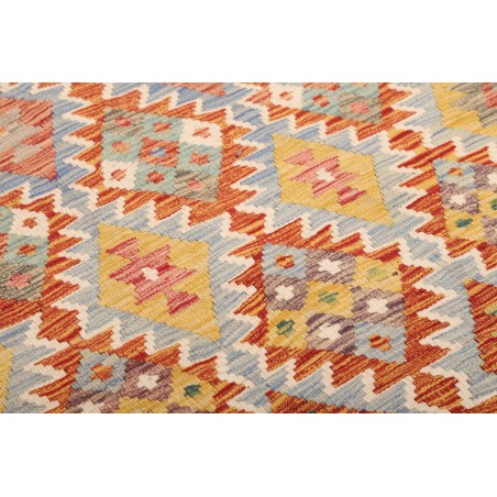 Tappeto Kilim Afghanistan marrone grigio 171x253