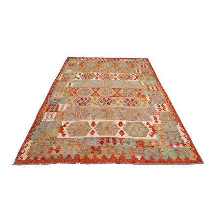 Tappeto Kilim Afghanistan marrone 199x294