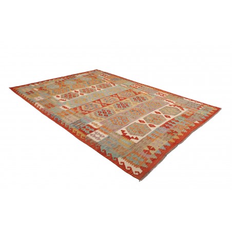 Tappeto Kilim Afghanistan marrone 199x294