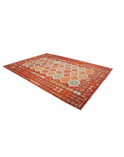 Tappeto Kilim Afghanistan marrone 201x297