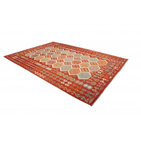 Tappeto Kilim Afghanistan marrone 201x297