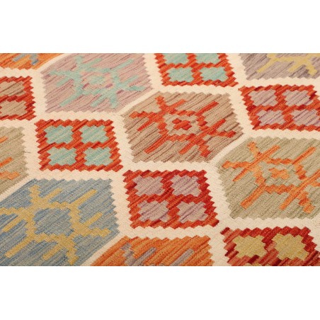 Tappeto Kilim Afghanistan marrone 201x297