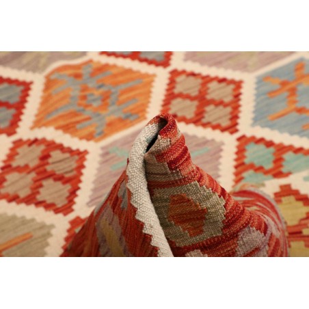 Tappeto Kilim Afghanistan marrone 201x297