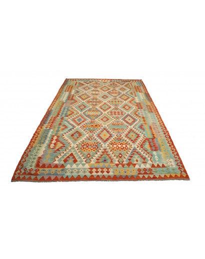 Tappeto Kilim Afghanistan marrone 204x294