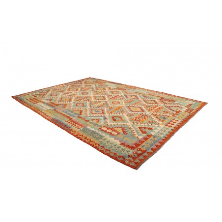 Tappeto Kilim Afghanistan marrone 204x294