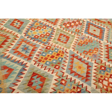 Tappeto Kilim Afghanistan marrone 204x294