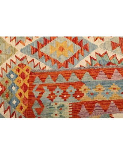 Tappeto Kilim Afghanistan marrone 204x294