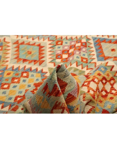 Tappeto Kilim Afghanistan marrone 204x294