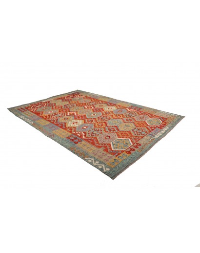 Tappeto Kilim Afghanistan marrone 200x297