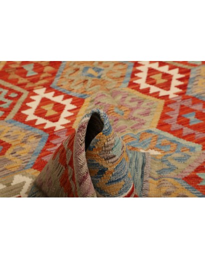 Tappeto Kilim Afghanistan marrone 200x297