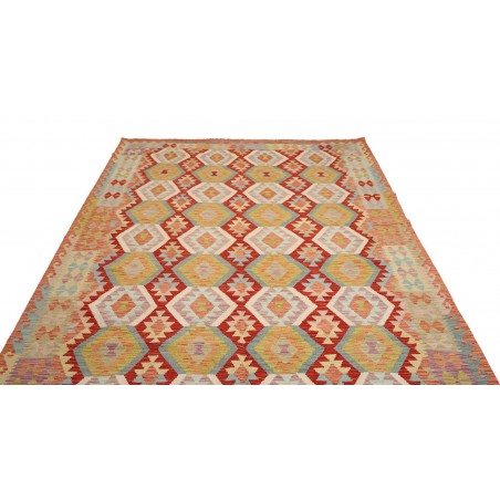 Tappeto Kilim Afghanistan marrone 197x293