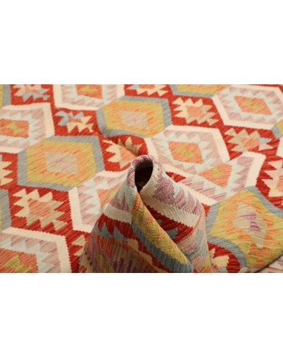 Tappeto Kilim Afghanistan marrone 197x293