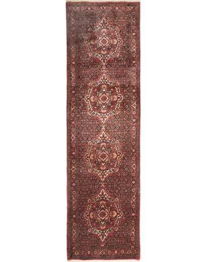 Tappeto Bidjar Persia marrone arancione 81x290