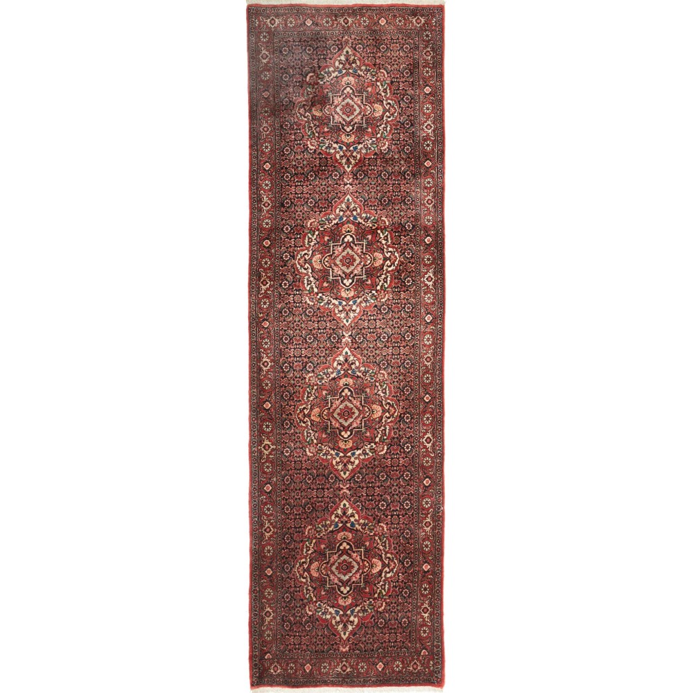 Tappeto Bidjar Persia marrone arancione 81x290 Tappeto Bidjar Persia marrone arancione 81x290