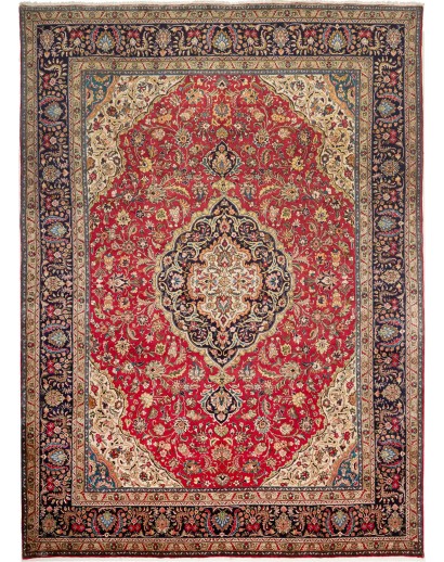 Tappeto Tabriz Persia marrone grigio 245x325