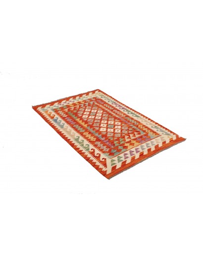 Tappeto Kilim Afghanistan marrone 100x147