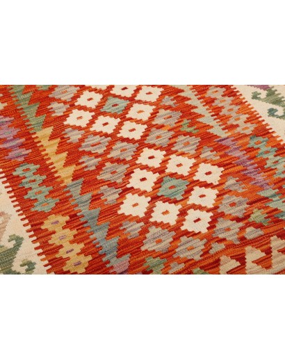 Tappeto Kilim Afghanistan marrone 100x147