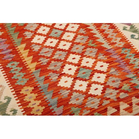 Tappeto Kilim Afghanistan marrone 100x147