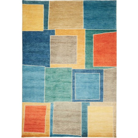 Tappeto Barjesta Pakistan marrone verde 203x286