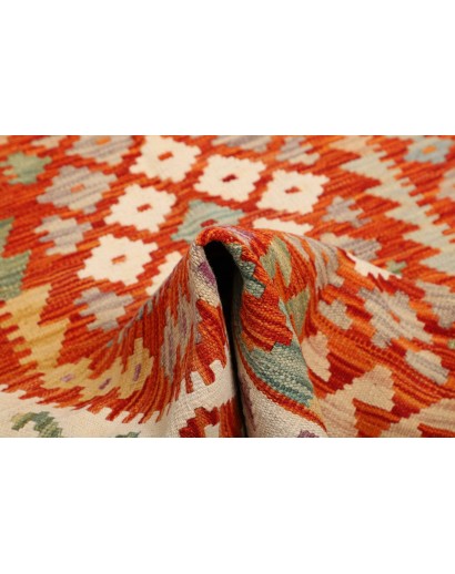 Tappeto Kilim Afghanistan marrone 100x147