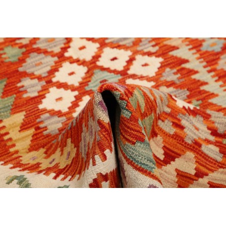 Tappeto Kilim Afghanistan marrone 100x147
