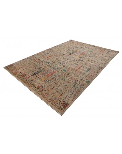 Tappeto Shahi Fine Pakistan marrone grigio 204x293